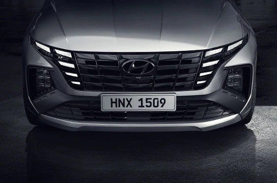 Parrilla del radiador de cromo negro oscuro